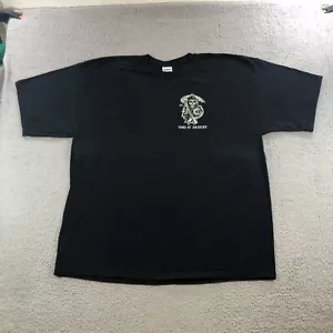 sons of anarchy T Shirt Men’s 2XL Black Reaper Death - Picture 1 of 15