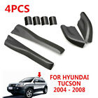 4PCS ABS Plastic Car Roof Rack Rail End Cover Shell For Hyundai Tucson 2004-2008