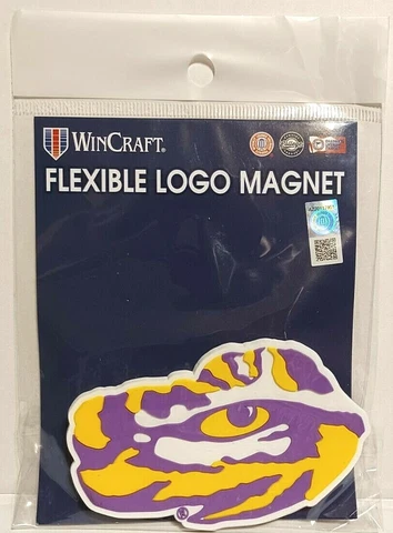 Louisiana State University Flexible LOGO Magnet LSU Fighting Tigers WinCraft NEW Cover