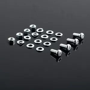 FRONT FENDER BRACKET SCREW (4) SET NEW BOLT KAWASAKI S3 S1 250 B,KH/400 S3,KH - Picture 1 of 1