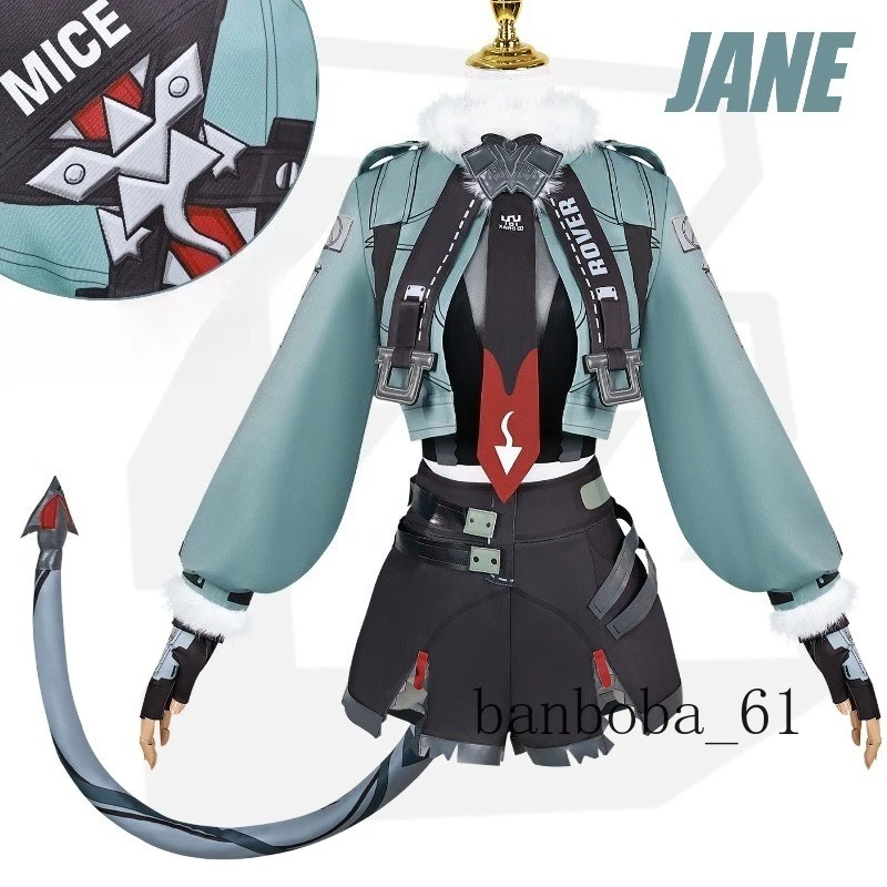 Zenless Zone Zero Jane Doe Conjunto Completo Cosplay Disfraz Ropa Conjunto Accesorios Foto 1 de 4
