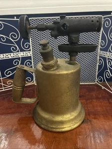 Antorcha de latón vintage Otto Bernz Co. Rochester NY - Imagen 1 de 10