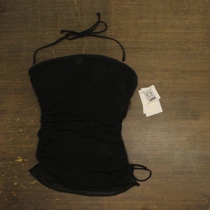 Becca Womens Standard Muse Bandeau Tankini Swim Top 733557 Black L - Picture 1 of 12