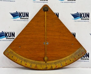 PÉNDULO CLINÓMETRO BARCO VINTAGE ANTIGUO 100% ORIGINAL BARCO MEDIDOR DE ÁNGULO NÁUTICO - Imagen 1 de 5