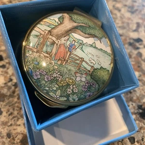 The Poetry Of Love Enamel Trinket Pill Box Collection Christopher Marlowe NIB - Picture 1 of 7