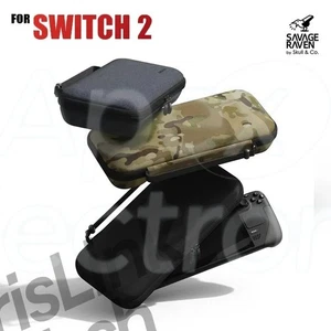 Savage Raven by Skull & Co. Raven EDC Hard Shell Case for Nintendo Switch 2 - Picture 1 of 12