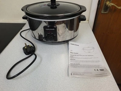 Morphy Richards 3.5l Oval Stainless Steel Slow Cooker (48710) - Image 1 of 4