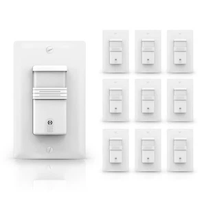 3Way PIR Sensor Light Switch, Neutral Wire Required, in-Wall Occupancy Motion... - Picture 1 of 7