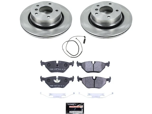 Kit de pastillas de freno trasero y rotor para BMW 323Ci 323i 325Ci 325i 328Ci 328i JX52K3 Foto 1 de 1