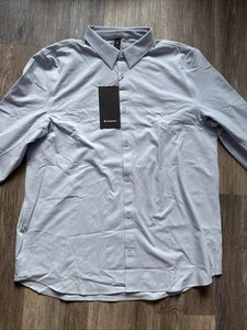 Lululemon New Venture Classic-Fit Long Sleeve Shirt, NWT, BLEN, Size XL - Picture 1 of 8