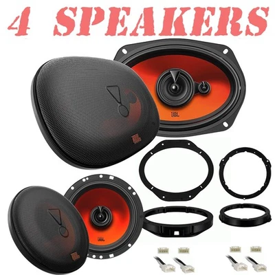 JBL 6x9" 560W Front & 6.5" 400W Rear Door Speakers for 2015-2024 Ford F-150 - Image 1 of 4