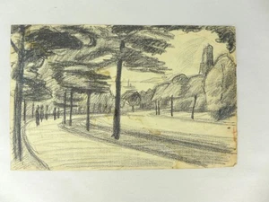 Pintura de dibujo original de Oscar Florianus Bluemner - Imagen 1 de 6