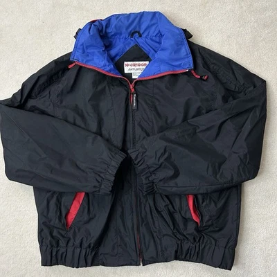 Chaqueta McGregor De Colección Para Hombre Grande Anti Brisa Cortavientos Capucha Cremallera Completa Nylon Foto 1 de 4