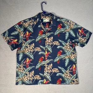 Camisa De Colección Paradise Found Para Hombres Talla 2XL Hawaiana Aloha Parrot McCaw Magmum PI Alt - Imagen 1 de 16