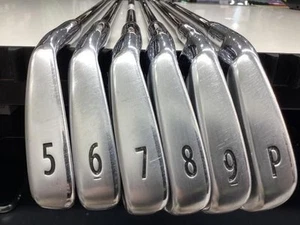 (Lefty Titleist) Iron Set 6Piece AP1 712 5-PW Flex S Shaft ROMBAX 70 Steel Used - Picture 1 of 24