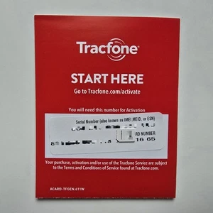 TracFone 1-Year service - 1500mins / 1500 Txts / 1.5GB Data (SIM only) - Photo 1 sur 2