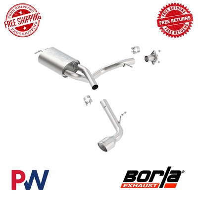 Escape Borla tipo S clásico eje trasero para Scion TC 2005-2010 2,4 L 4 cilindros 11743 Foto 1 de 2