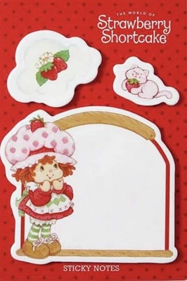 THE WORLD OF STRAWBERRY SHORTCAKE Strawberry Shortcake Post-it Sticky Notes