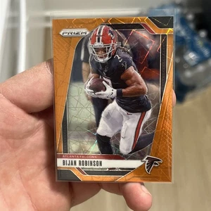 Panini Prizm 2024 - Bijan Robinson #11 Lazer Prizm Como Nuevo Naranja Blaster Exclusivo - Imagen 1 de 2