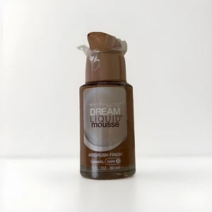 Maybelline Dream Mousse Liquida Finitura Aerografo - Caramel Dark 2. 1 fl oz LEGGI - Foto 1 di 2