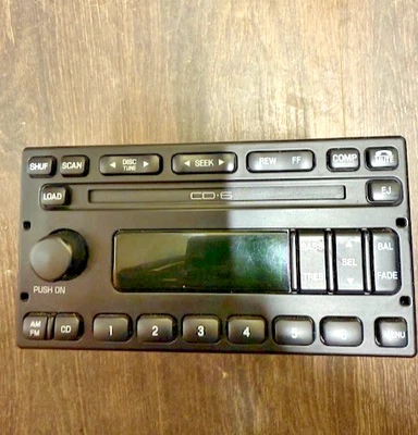 99-04 FORD Excursion F250 F350 F450 F550 Radio 6 CD Disc Changer Player UNIT OEM - Image 1 of 4