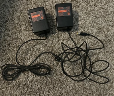 2 Sony AC-980 9V AC Power Adaptor Dictation Transcription Equipment Genuine OEM - image 1 of 4