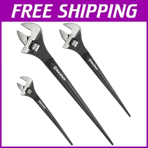 Universal 8", 10", 12" Construction Wrench Set, Tail Crowbar - Picture 1 of 9