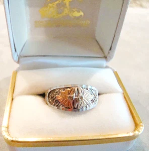 BLACK HILLS GOLD Sterling Silver Ring Size 11 - Picture 1 of 8