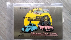 Daytona Trophy Classic Car Show Plaque 1989 Old California - Picture 1 of 2
