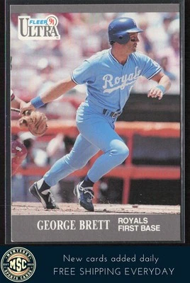 George Brett 1991 Ultra #144 Kansas City Royals - Image 1 of 2