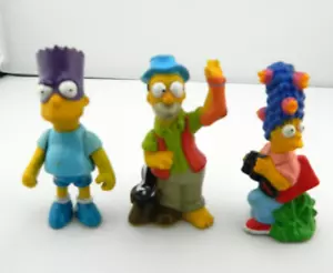 The Simpsons Go Camping Homer and Marge plus Bartman figures 1990 lot of 3 - Picture 1 of 16