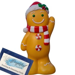 Mini stampo pan di zenzero uomo soffiaggio tavolo illuminato stile vintage decorazione natalizia - Foto 1 di 6