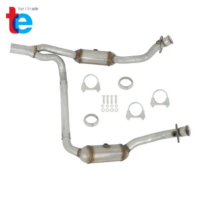 For Jeep Wrangler 3.8L 2010-2011 Y Pipe Catalytic Converter Complete Set 50498 - Image 1 of 4