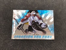 1997-98 PINNACLE BE A PLAYER PATRICK ROY STACKING THE PADS PARALLEL FOIL #4 HOF