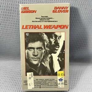✅✅ Lethal Weapon VHS,1987 Original Print Factory Sealed Mel Gibson Danny Glover