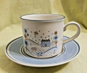 The Museum Collection Stoneware by Hearthside Primitif Japan Set Of Cup & Saucer - Picture 1 of 5