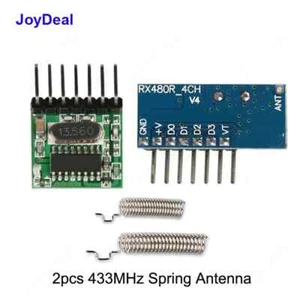 Mini relé receptor módulo transmisor de salida de módulo de control remoto inalámbrico RF de 433 MHz - Imagen 1 de 19