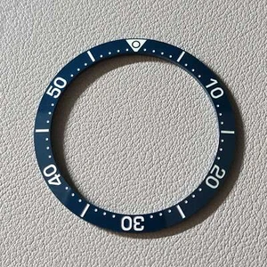 SEIKO SKX007 SKX009 CERAMIC Bezel Insert Dark Blue SKX (LX style lume) Sloped C3 - Picture 1 of 1