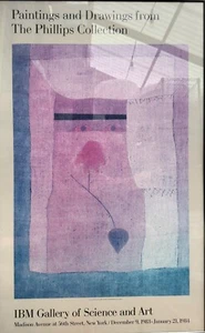 Vintage 1983 IBM Gallery of Science & Art Exhibit "Arab Song" Poster New York - Picture 1 of 4