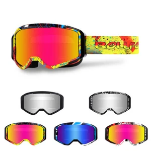 Adults Winter Snow Sports Goggles Ski Snowmobile Snowboard Skate Glasses Eyewear - Picture 1 of 17