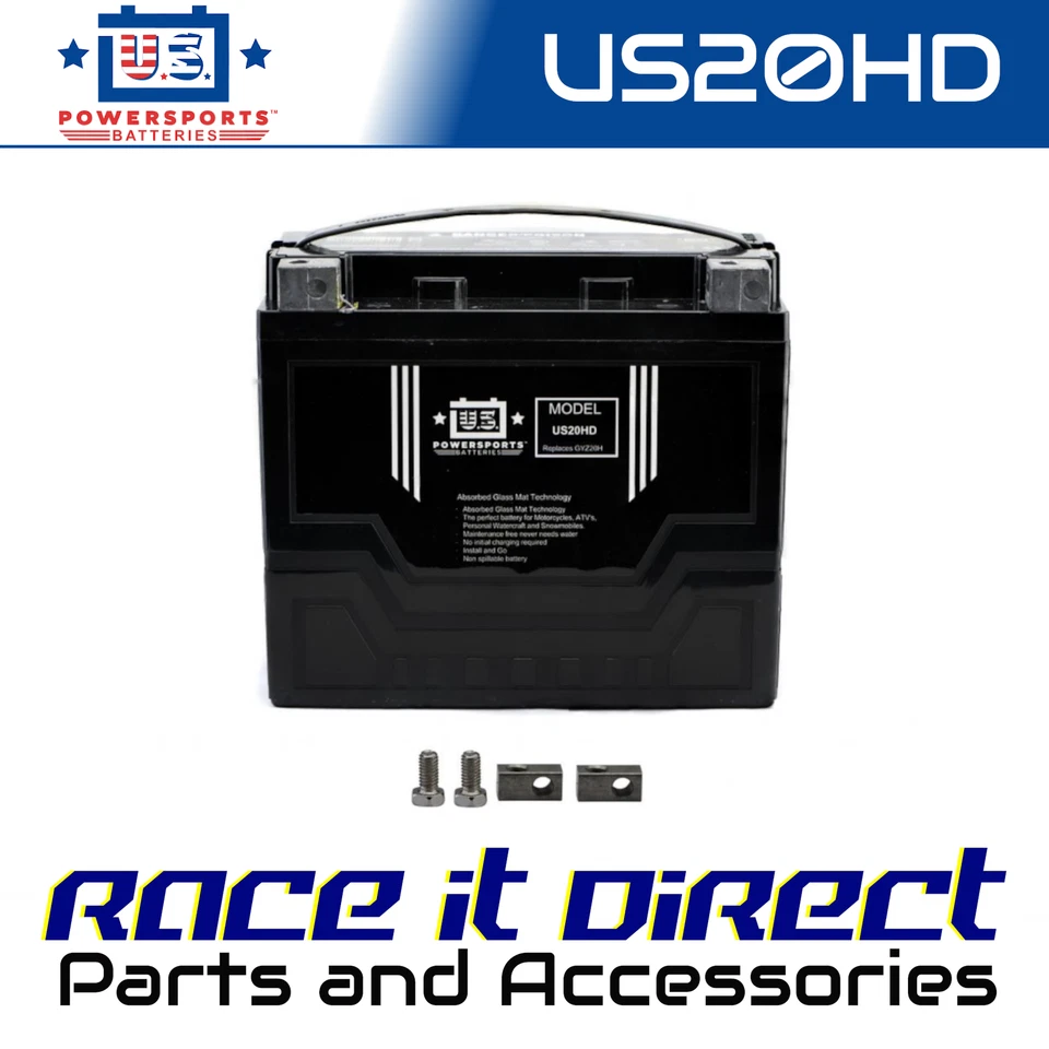 AGM Battery for HARLEY SPORTSTER 1200 XLH 1986-1996 US Powersport - Image 1 of 4
