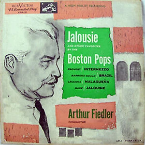 Jalousie & Favorites - Fiedler, Boston Pops (Extended Play 45 RPM Vinyl, RCA) - Bild 1 von 1