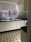 While Fitted Kitchen With Sink And Westinghouse Electric  oven