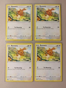 4x Buneary 144/195 Pokemon card Silver Tempest common NM - Picture 1 of 1
