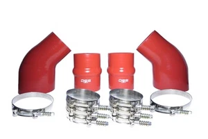 FITS 1994-2002 Dodge Cummins® INTERCOOLER BOOT KIT BRICK RED W/ CLAMPS! - Picture 1 of 3