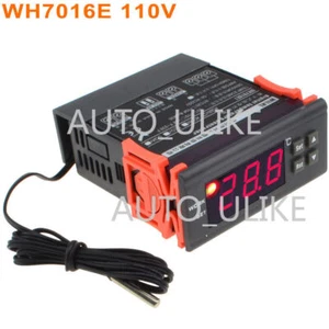 Digital Electronic Temperature Controller Thermostat WH7016E 220V/110V/24V/12V - Picture 1 of 19