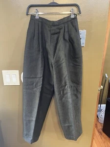 Pantaloni sportivi Christian Dior vintage donna 8. Tweed marrone. 100% lana - Foto 1 di 10