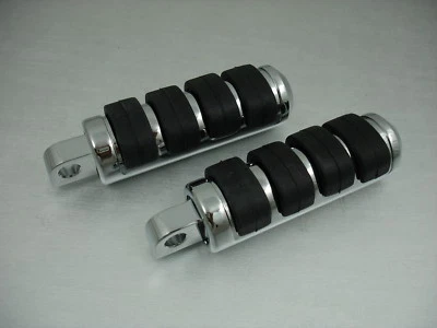 JUEGO DE CLAVIJAS BARRA DE CHOQUE PASAJERO CARRETERA ANTI VIBRACIÓN HARLEY MONTAJE MACHO FXR XLH FXD FLH Foto 1 de 4