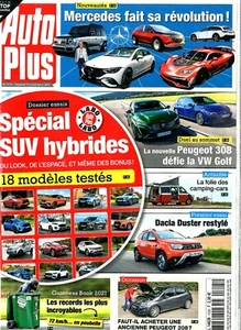 Auto Plus 24.09.21 Nr. 1725 Spezial SUV Hybrid Dacia Duster Peugeot 308 VW Golf - Bild 1 von 1