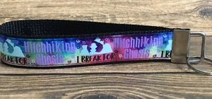 Key Fob Chain Holder Wrist Lanyard Strap I Break For Hitchhiking Ghosts - Picture 1 of 1
